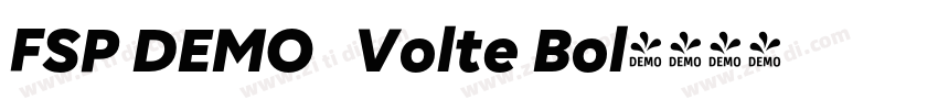 FSP DEMO   Volte Bol字体转换